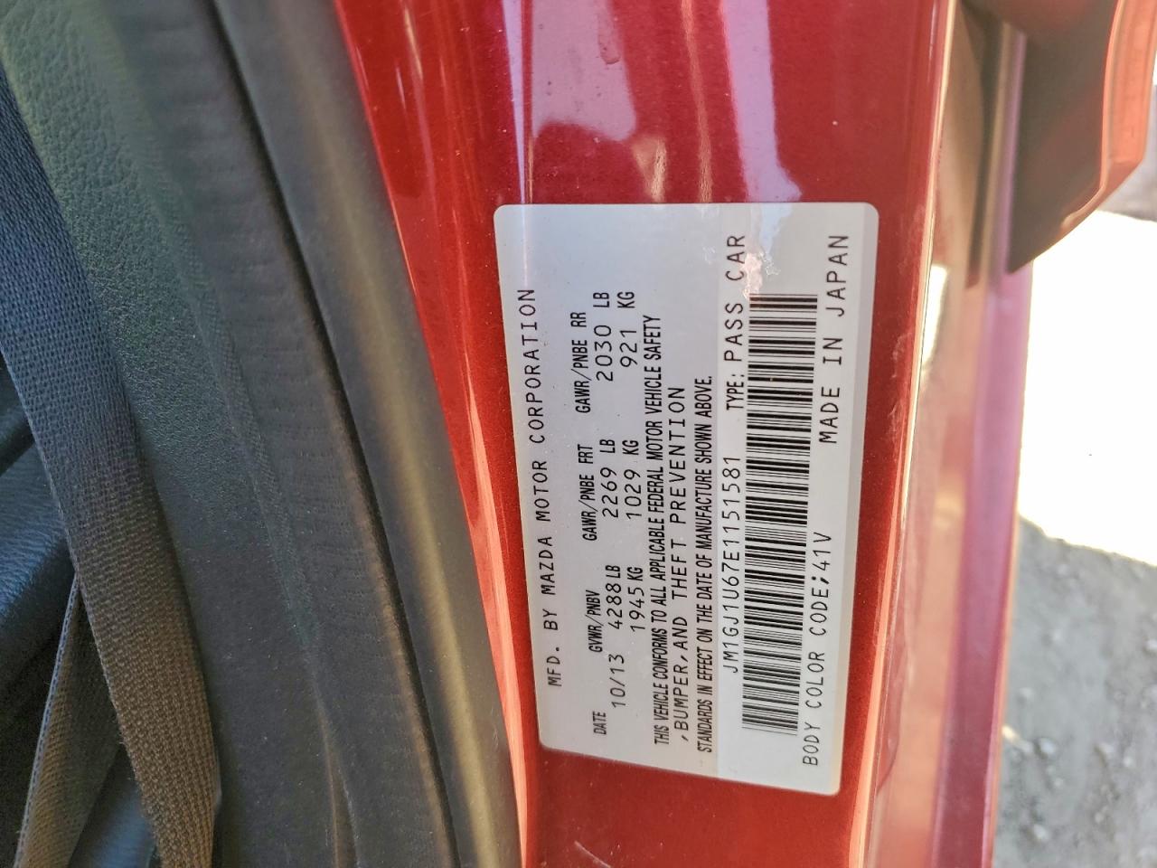 2014 MAZDA 6 SPORT photo 34