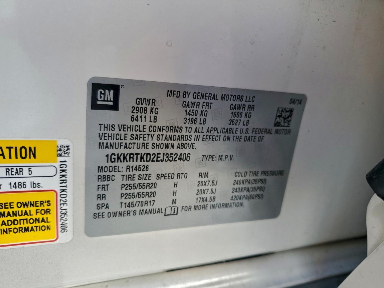 2014 GMC ACADIA DENALI photo 27