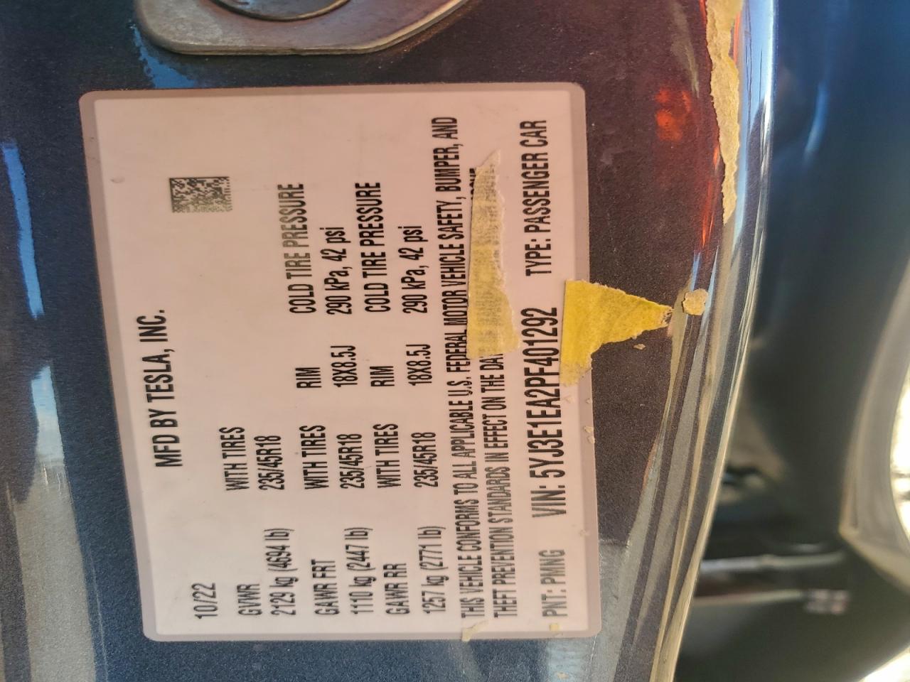 2023 TESLA MODEL 3 photo 34