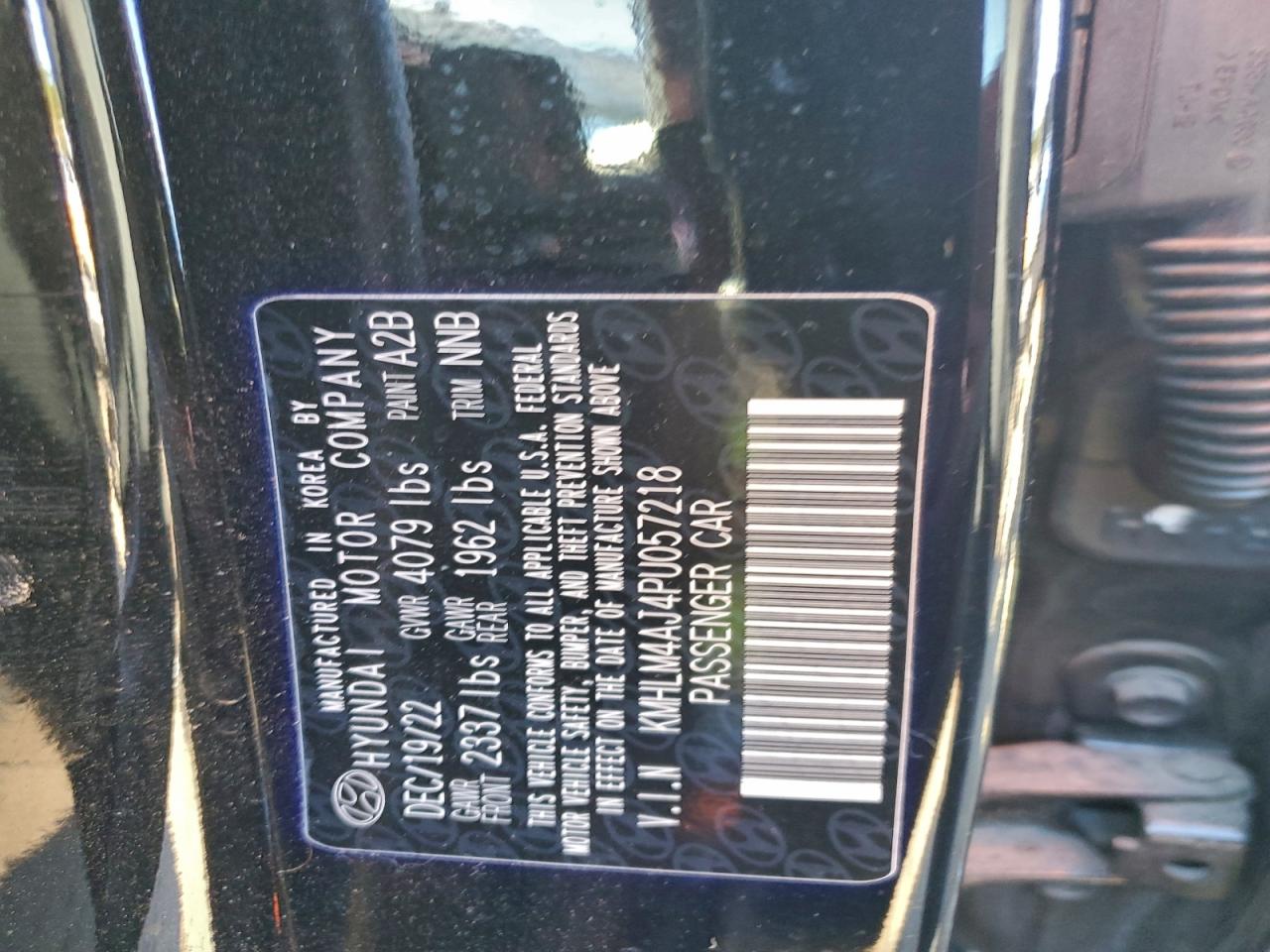 2023 HYUNDAI ELANTRA BLUE photo 23