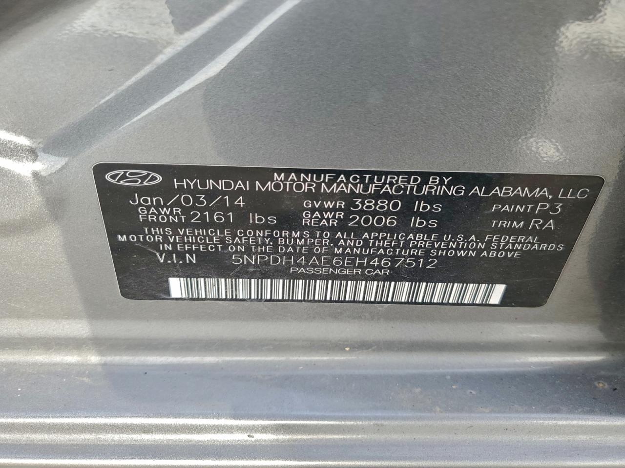 2014 HYUNDAI ELANTRA SE photo 23