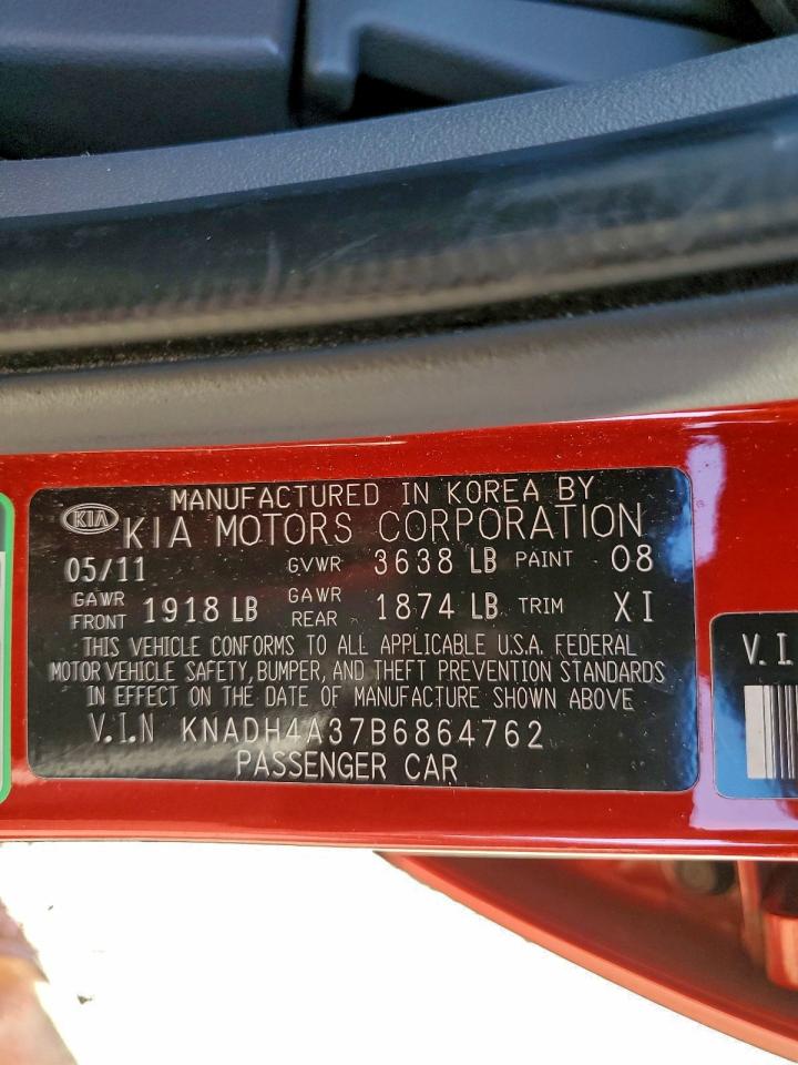 2011 KIA RIO BASE photo 12