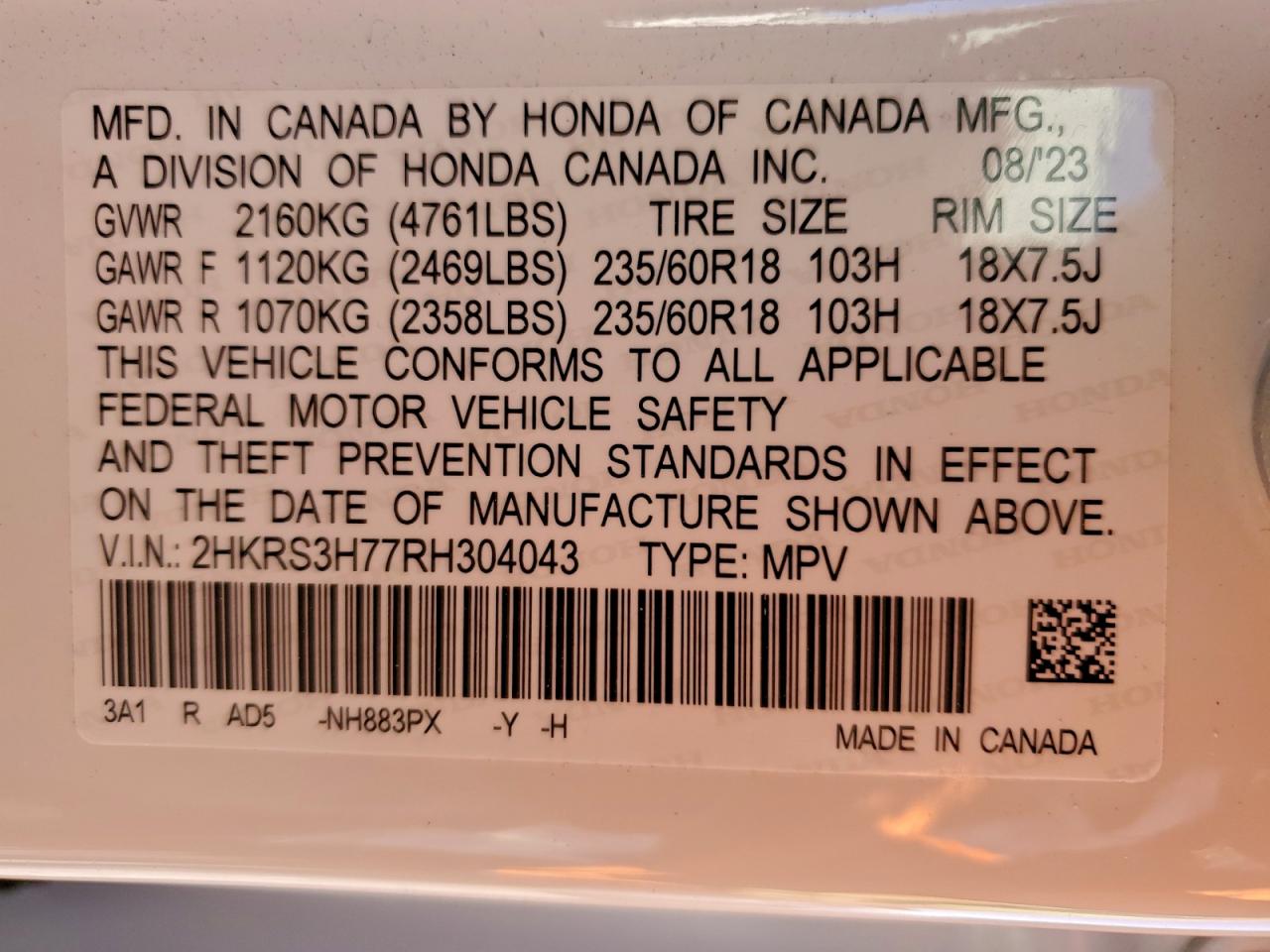 2024 HONDA CR-V EXL photo 25