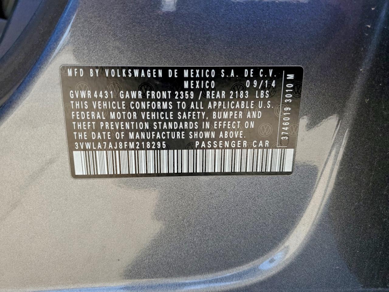 2015 VOLKSWAGEN JETTA TDI photo 12