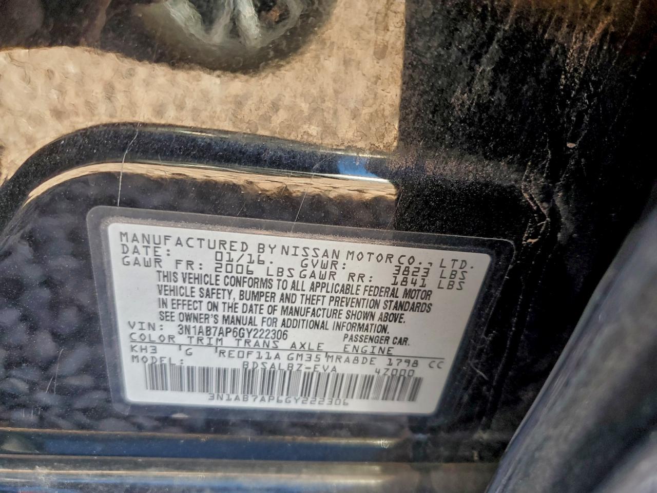 2016 NISSAN SENTRA S photo 23