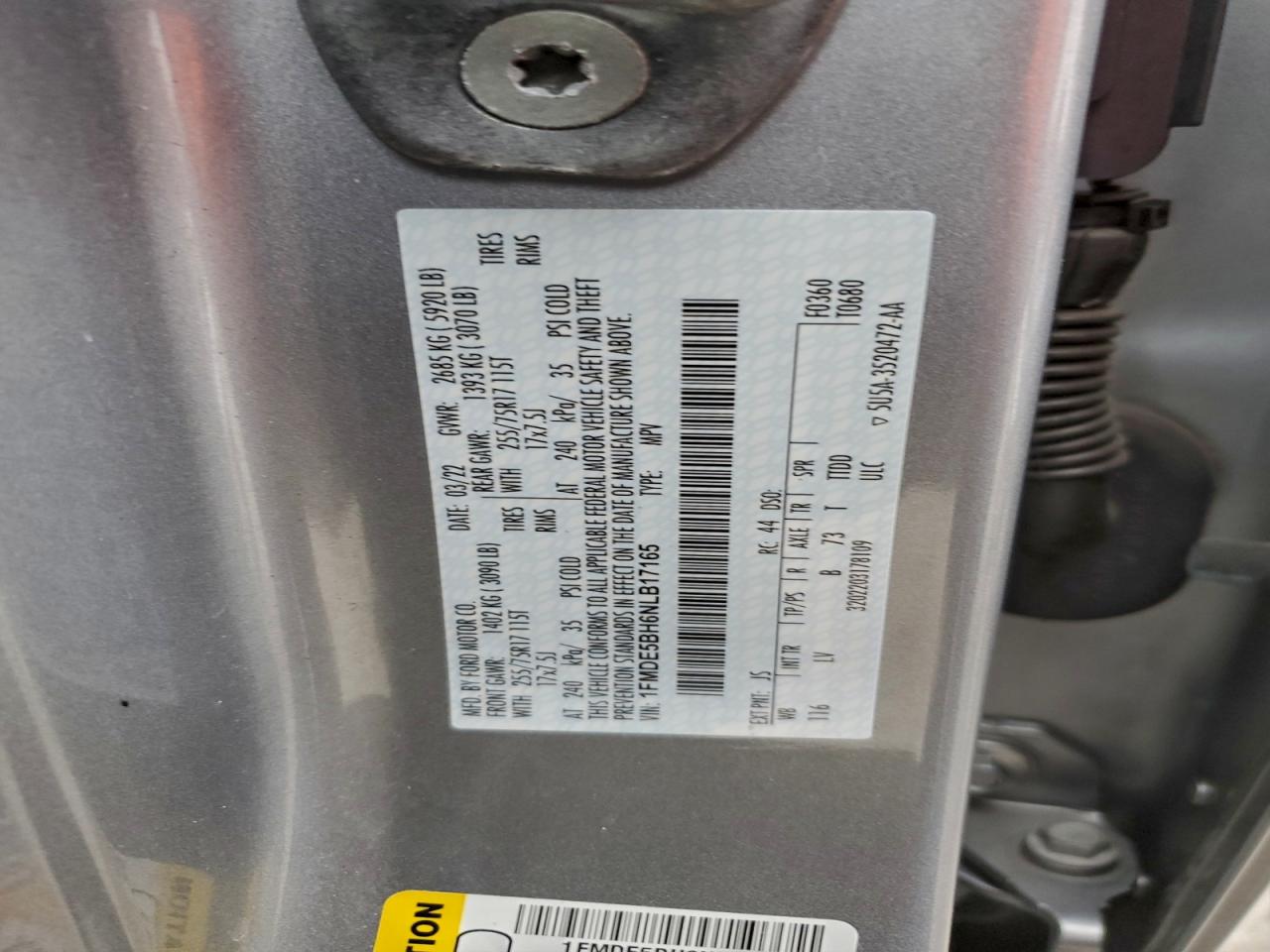 2022 FORD BRONCO BASE photo 23