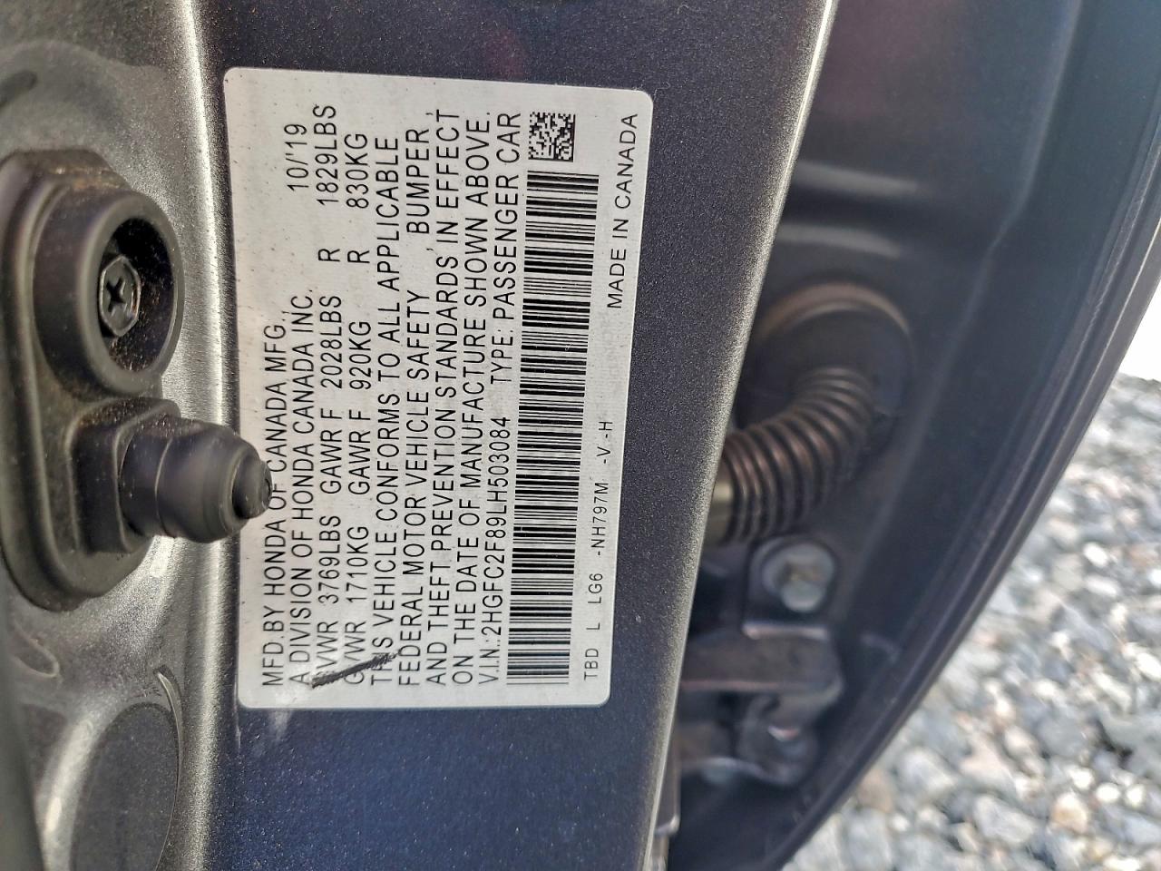 2020 HONDA CIVIC SPORT photo 25