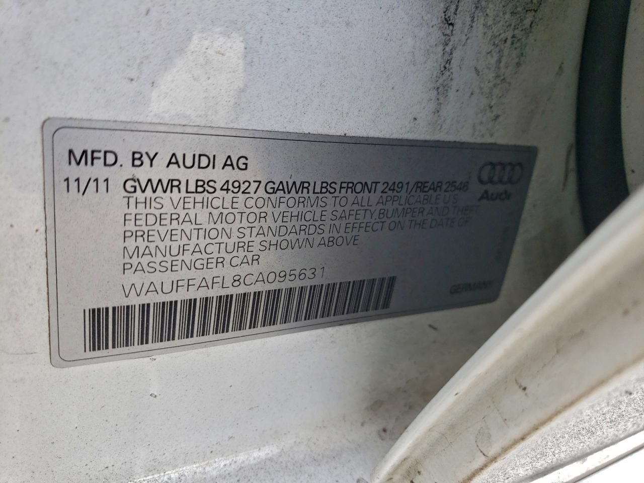 2012 AUDI A4 PREMIUM PLUS photo 12