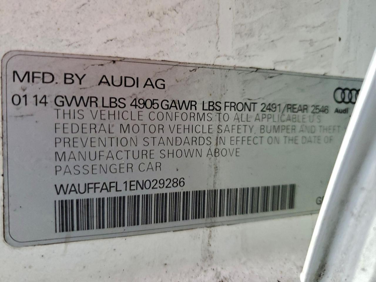 2014 AUDI A4 PREMIUM PLUS photo 23