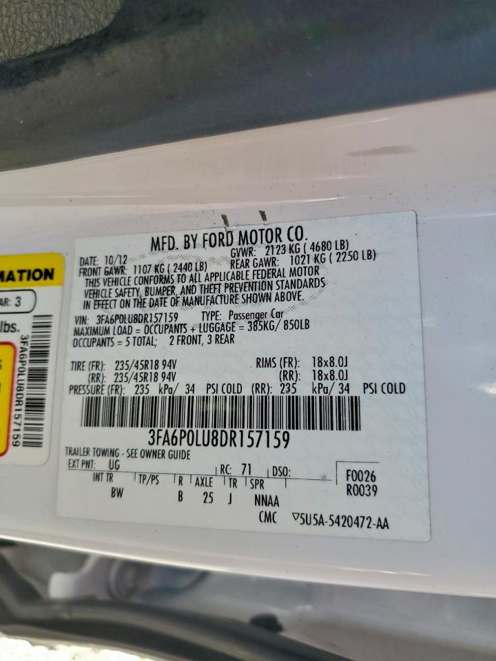 2013 FORD FUSION SE HYBRID photo 34