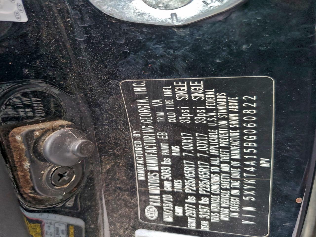 2011 KIA SORENTO BASE photo 13