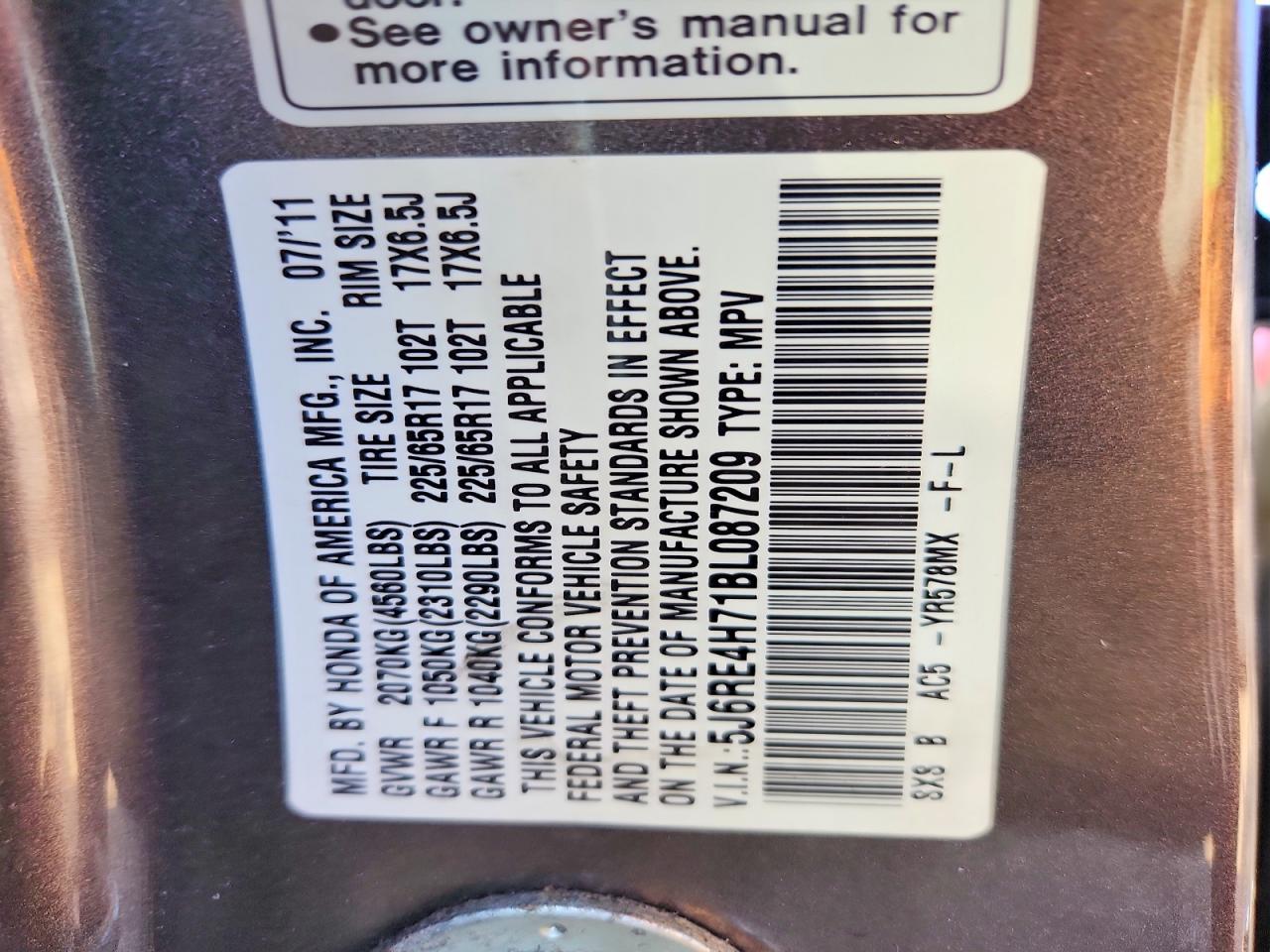 2011 HONDA CR-V EXL photo 27