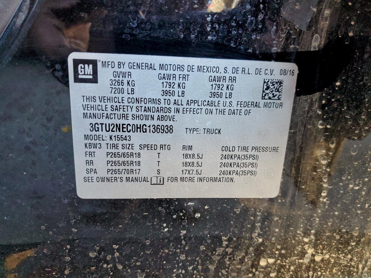 2017 GMC SIERRA K1500 SLT photo 12
