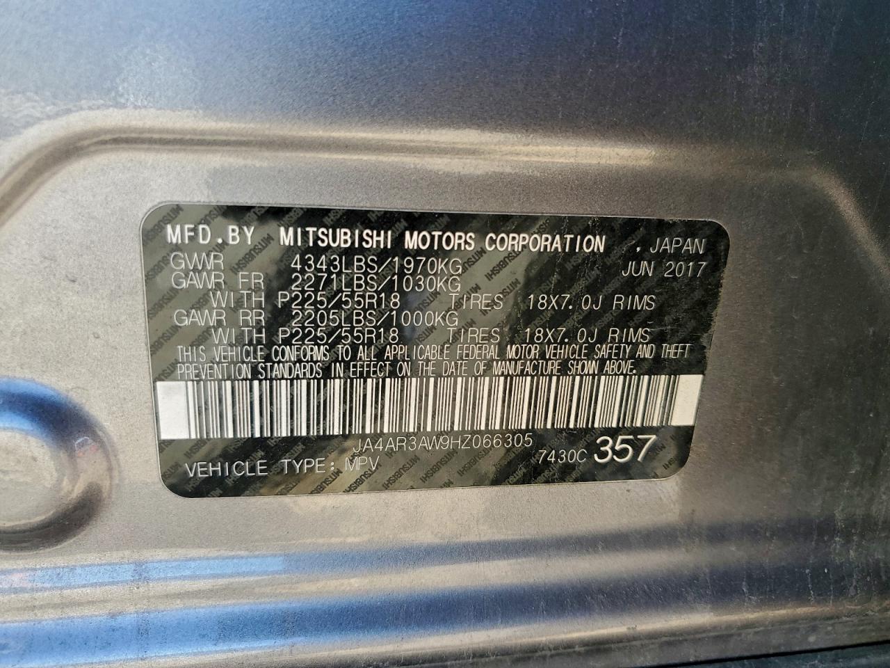 2017 MITSUBISHI OUTLANDER SPORT ES photo 12