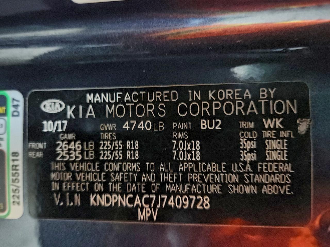 2018 KIA SPORTAGE EX photo 25