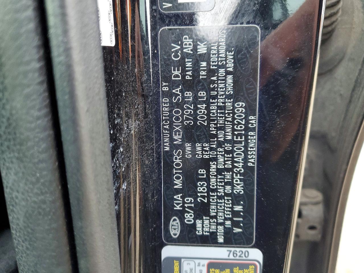2020 KIA FORTE GT LINE photo 12