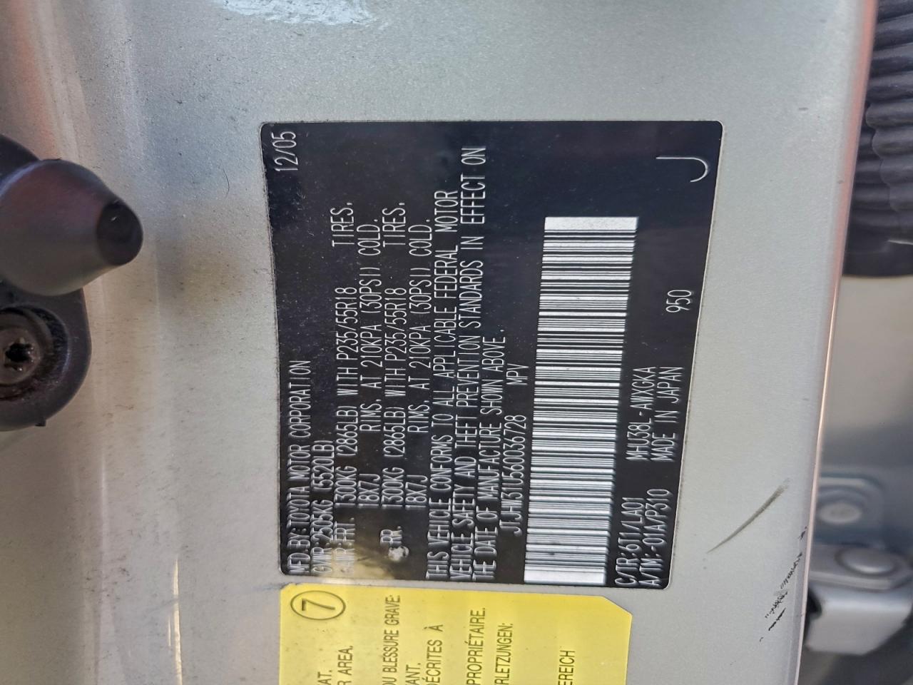 2006 LEXUS RX 400 photo 13