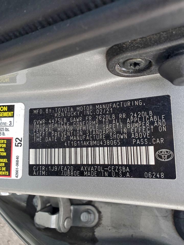 2021 TOYOTA CAMRY SE photo 23