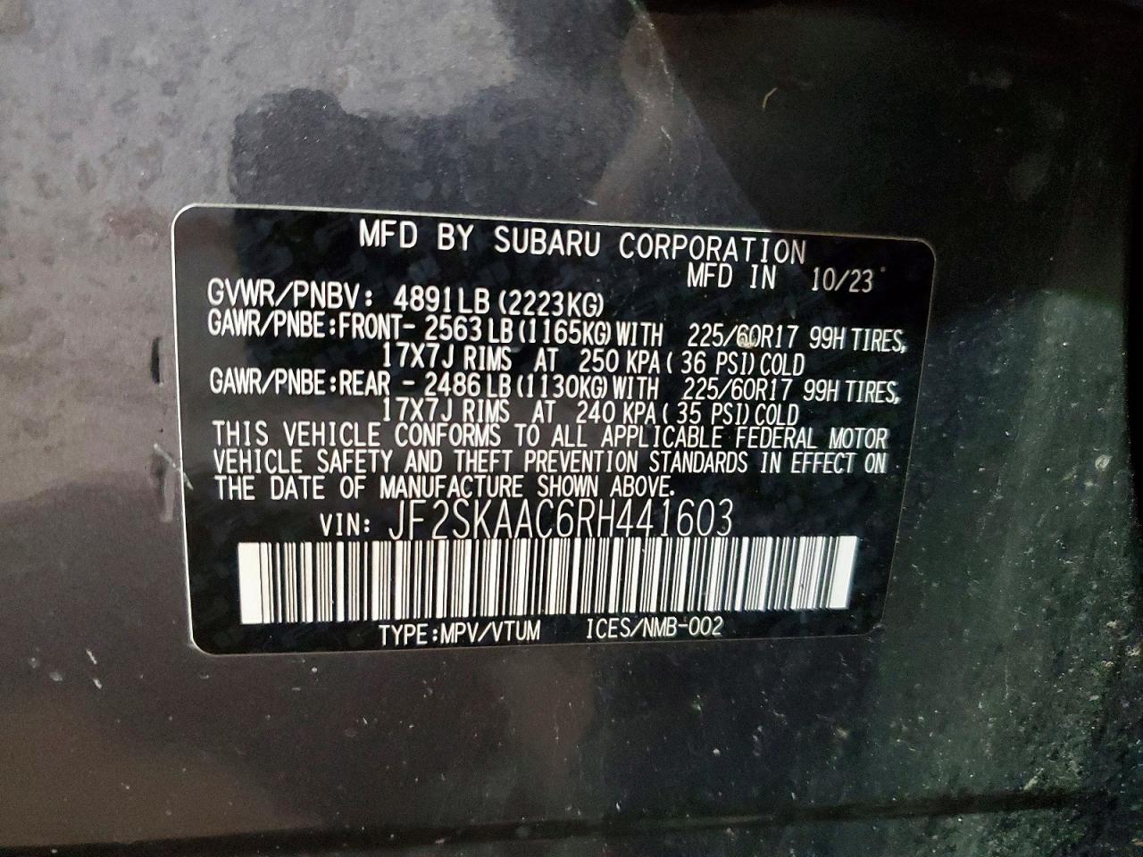 2024 SUBARU FORESTER photo 13