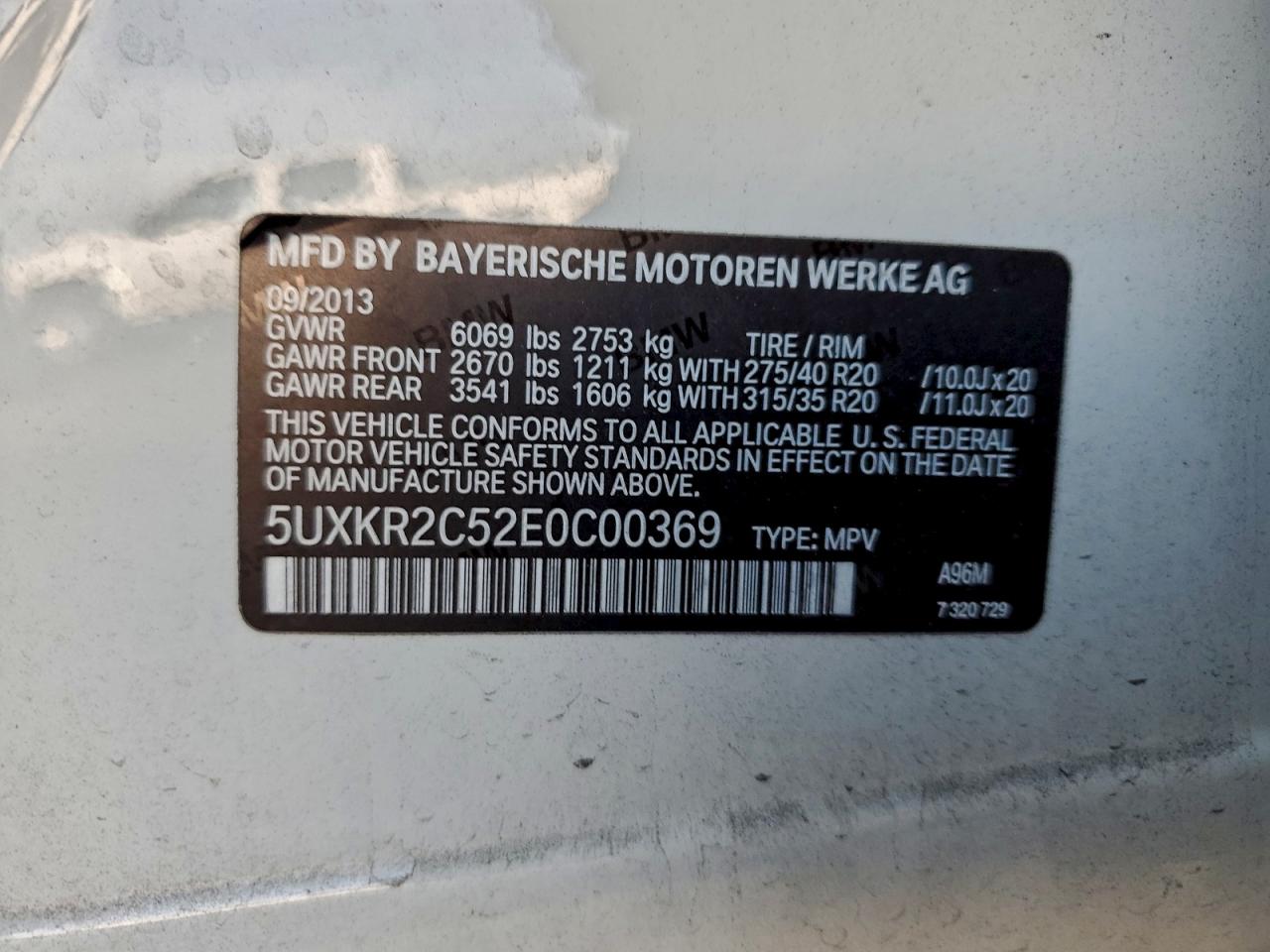 2014 BMW X5 SDRIVE35I photo 13