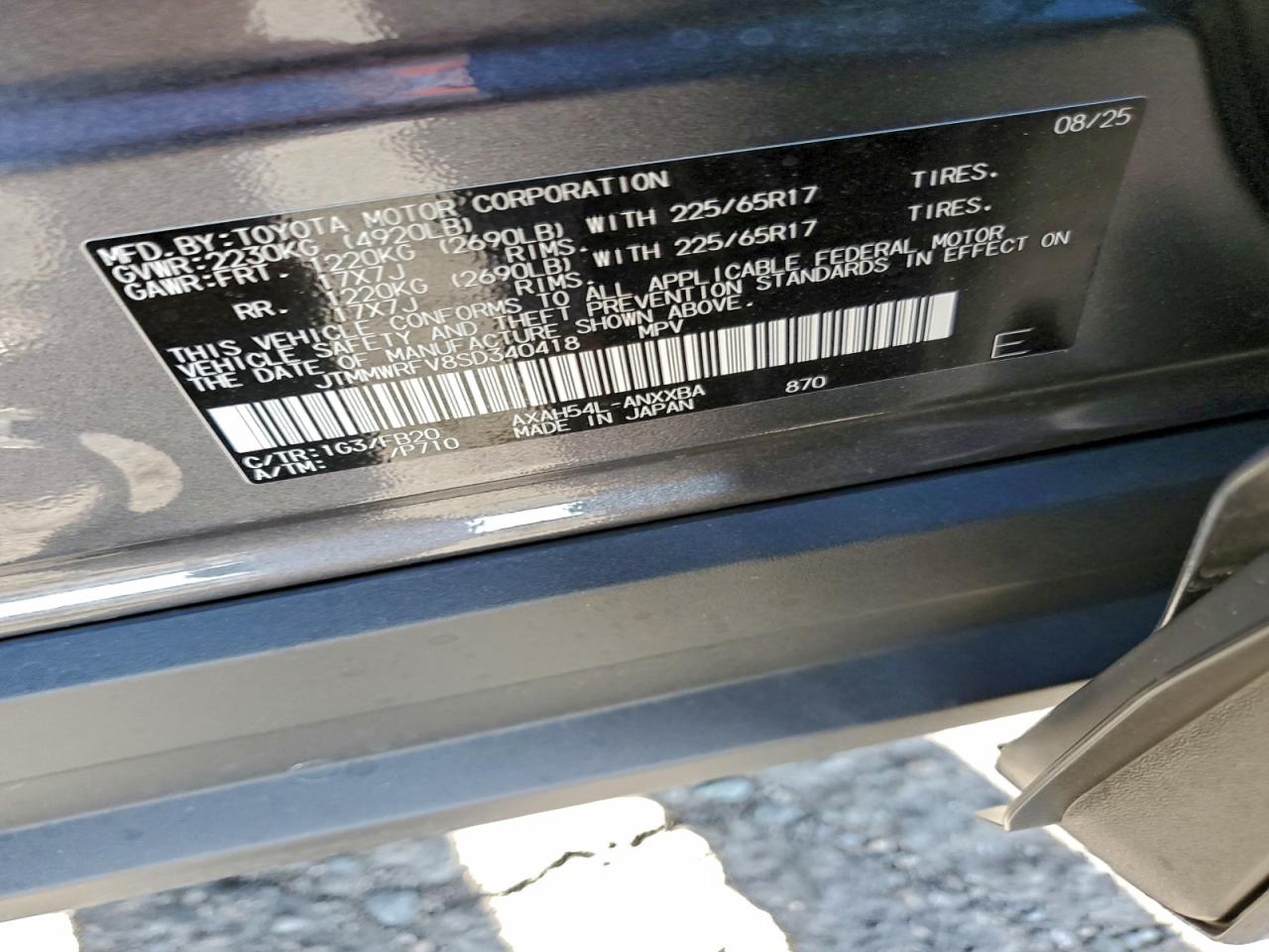 2025 TOYOTA RAV4 LE photo 13