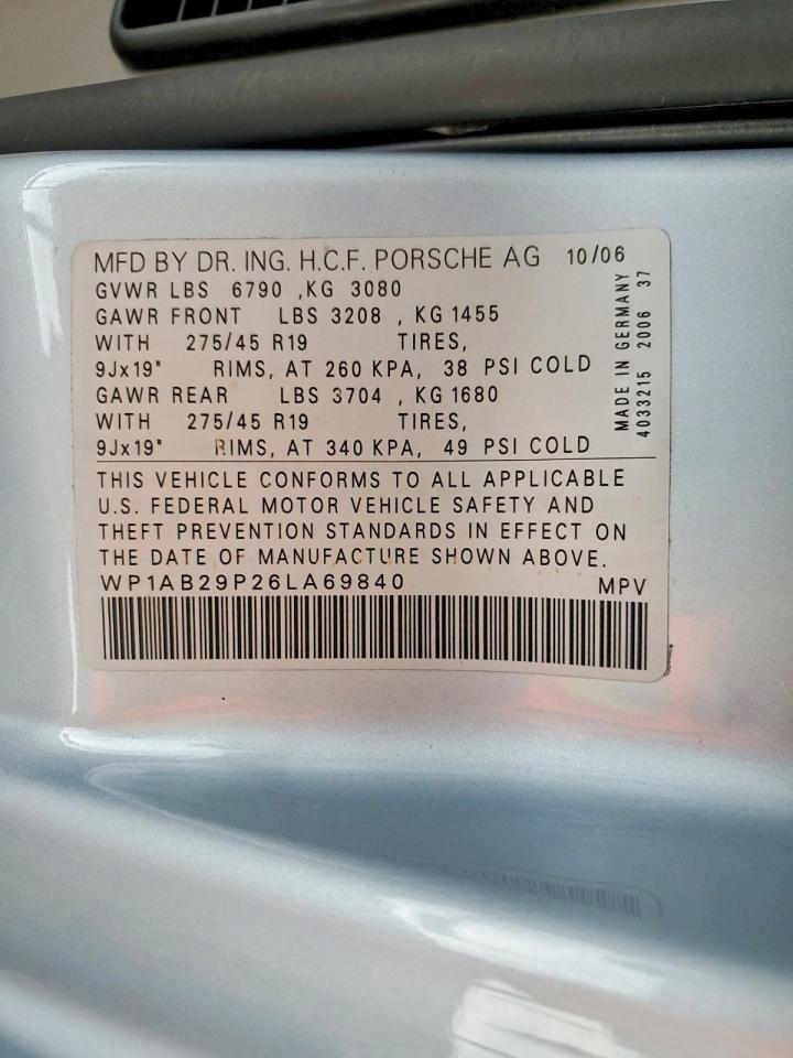 2006 PORSCHE CAYENNE S photo 13