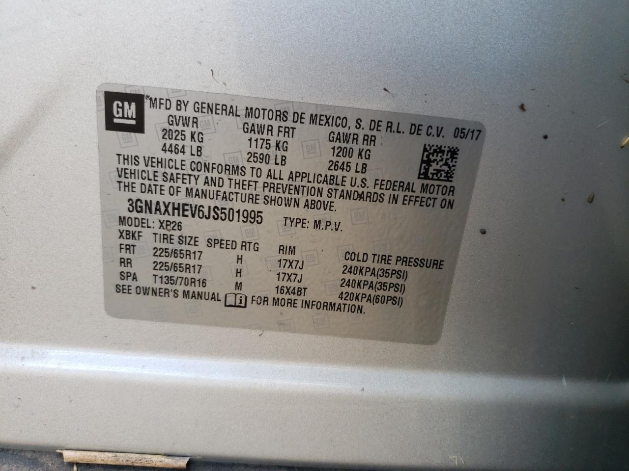 2018 CHEVROLET EQUINOX LS photo 34