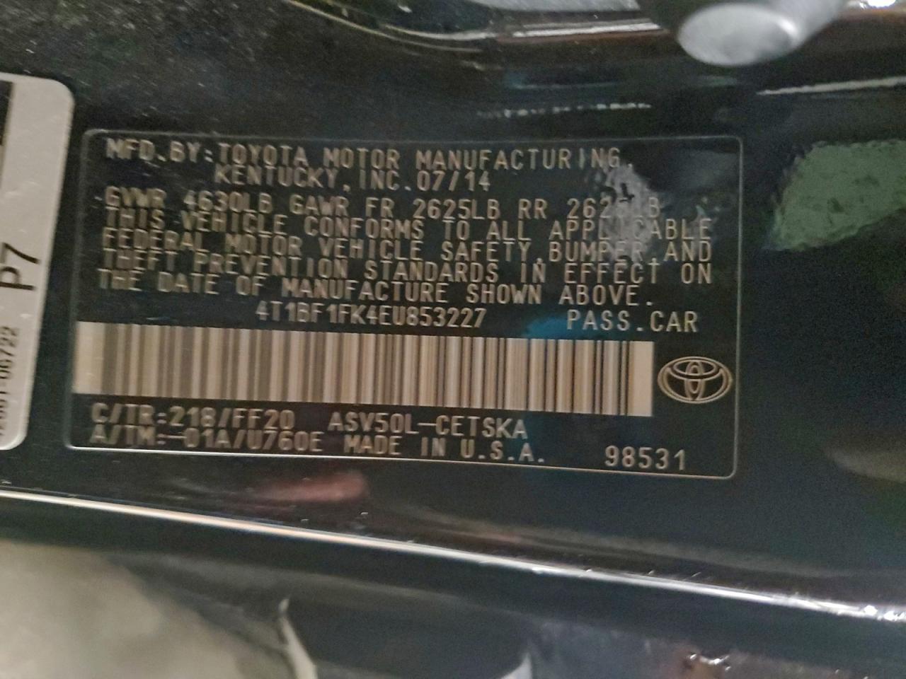 2014 TOYOTA CAMRY L photo 25