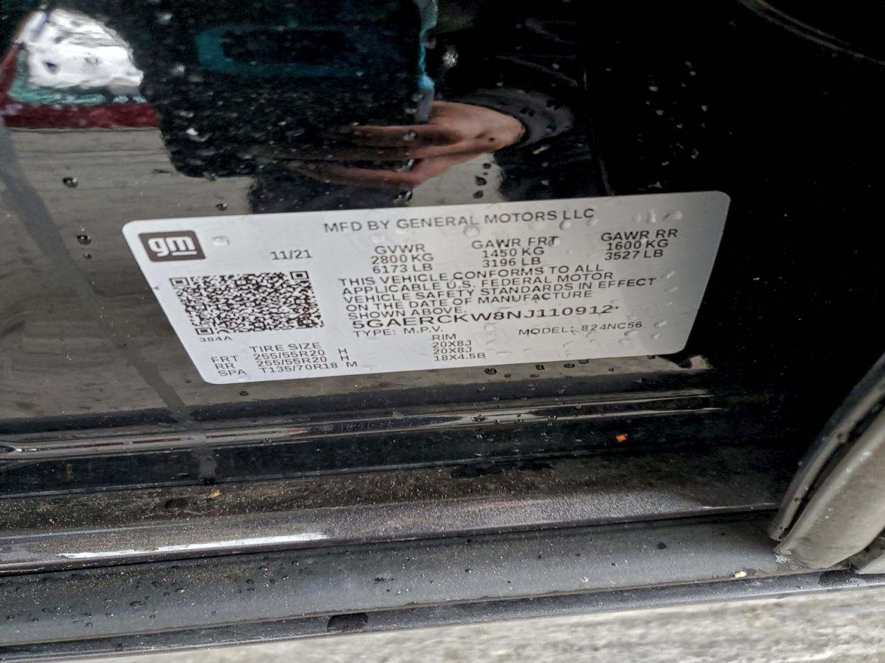 2022 BUICK ENCLAVE PREMIUM photo 12