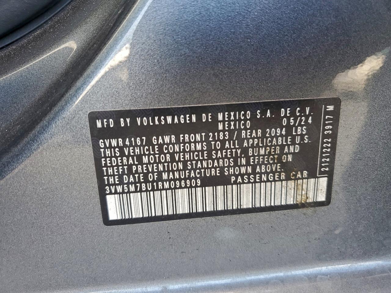 2024 VOLKSWAGEN JETTA S photo 34