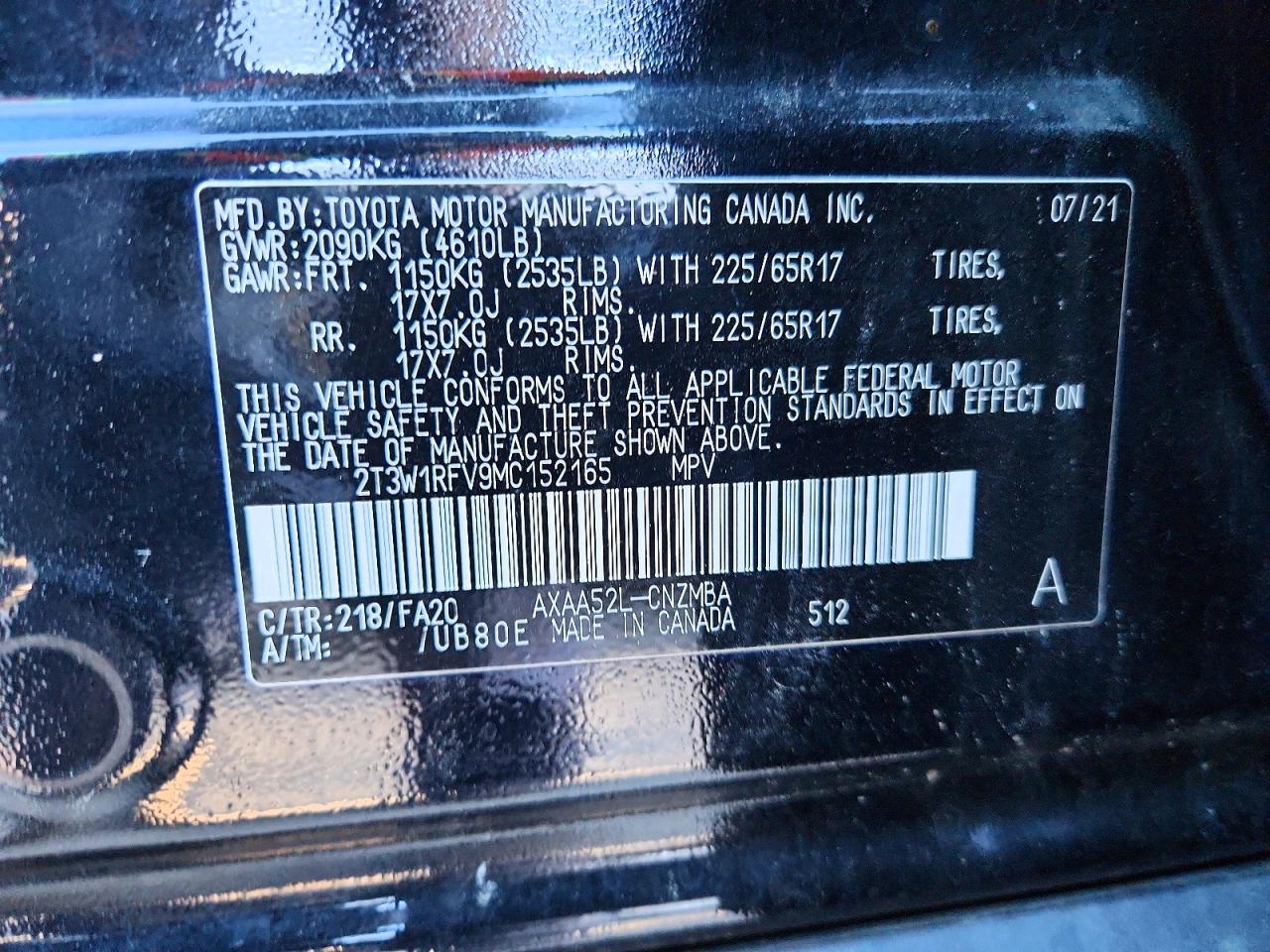 2021 TOYOTA RAV4 XLE photo 27