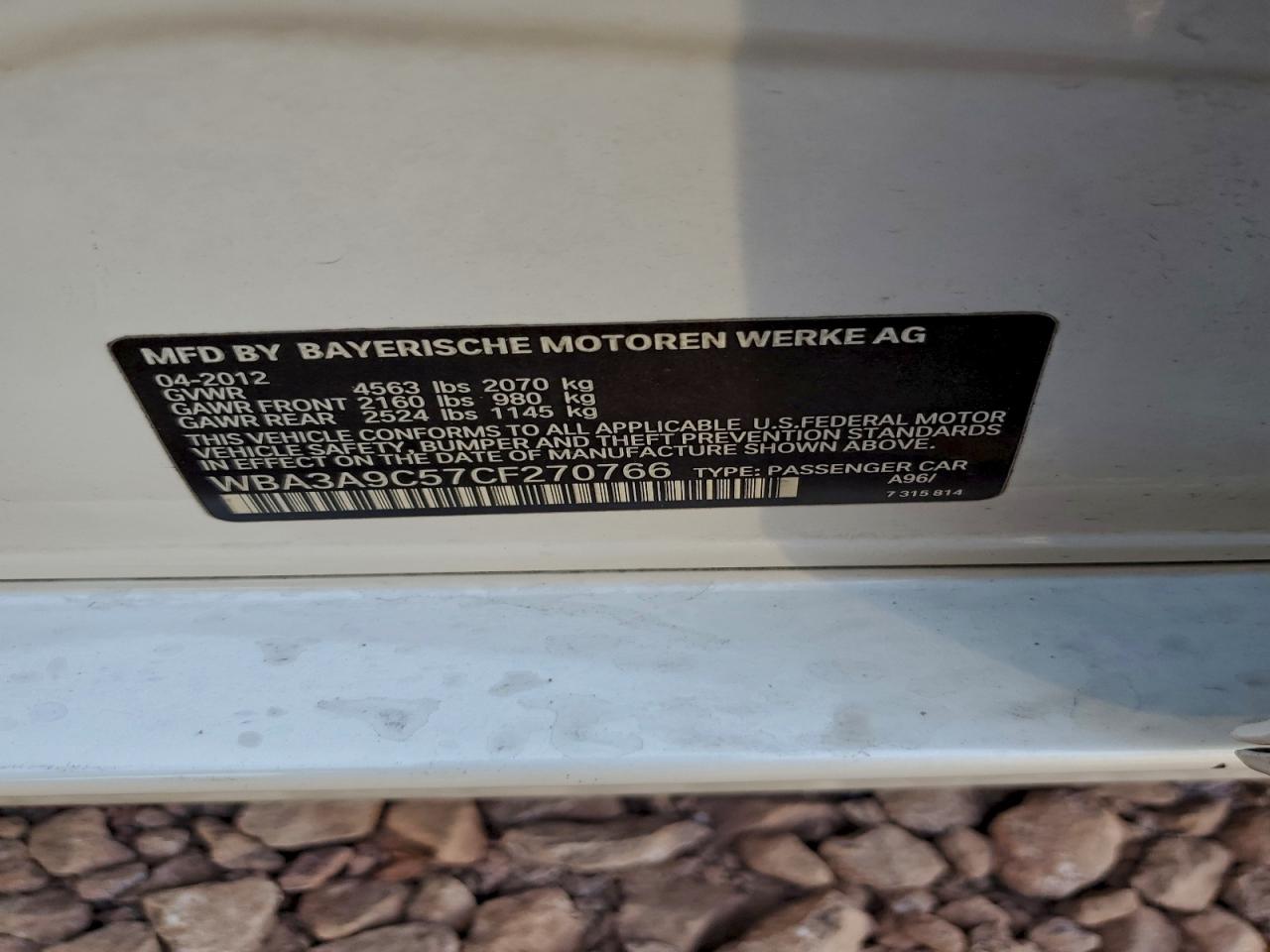 2012 BMW 335 I photo 13