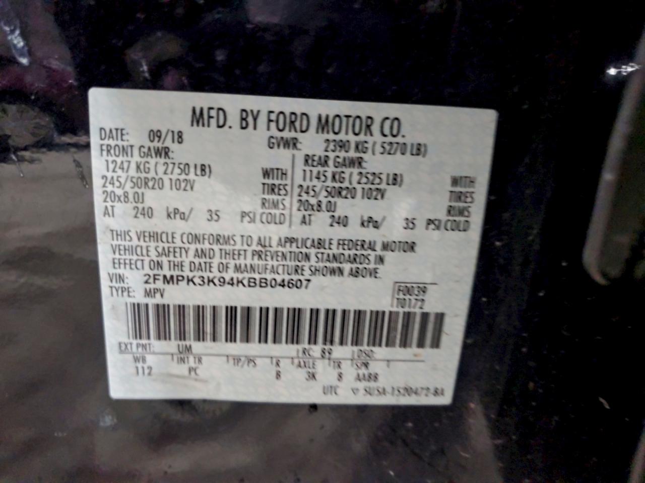2019 FORD EDGE TITANIUM photo 25