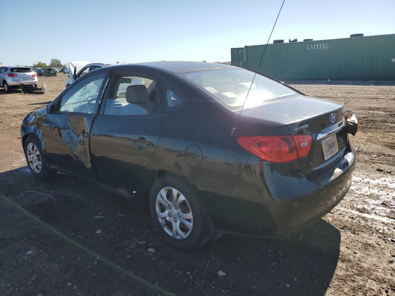 2010 HYUNDAI ELANTRA BLUE photo 2