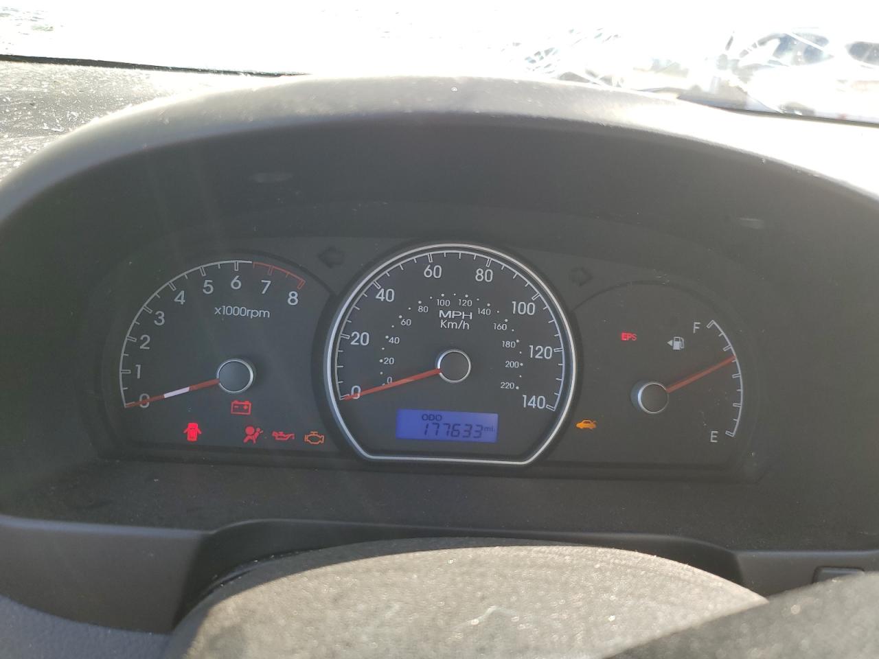 2010 HYUNDAI ELANTRA BLUE photo 9