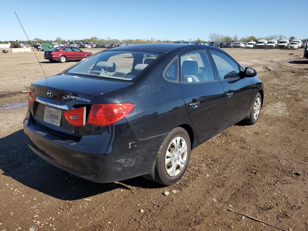 2010 HYUNDAI ELANTRA BLUE photo 3