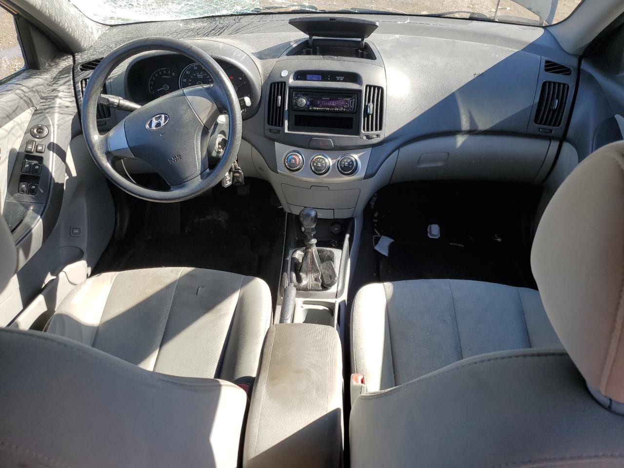 2010 HYUNDAI ELANTRA BLUE photo 8