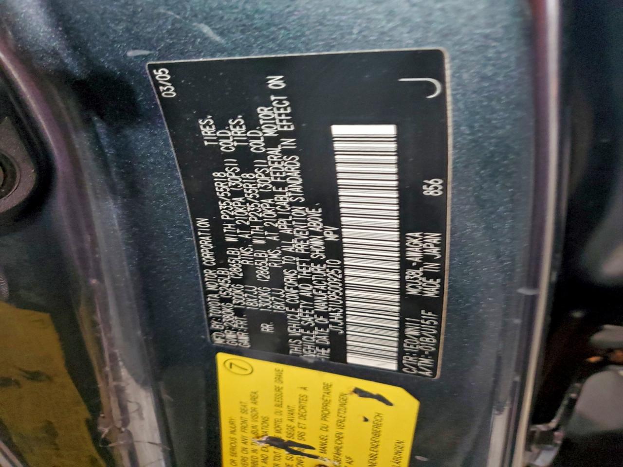 2005 LEXUS RX 330 photo 12