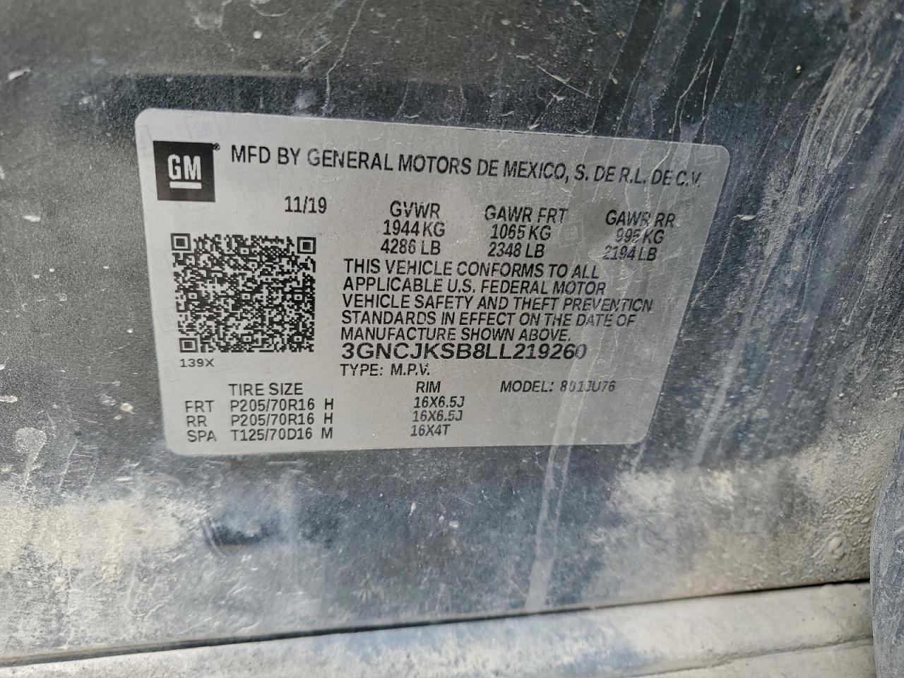 2020 CHEVROLET TRAX LS photo 25