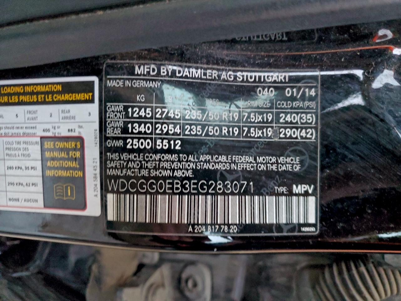 2014 MERCEDES-BENZ GLK 250 BLUETEC photo 13