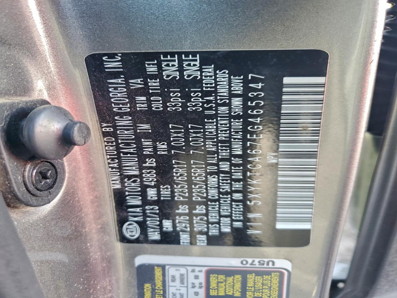 2014 KIA SORENTO LX photo 13