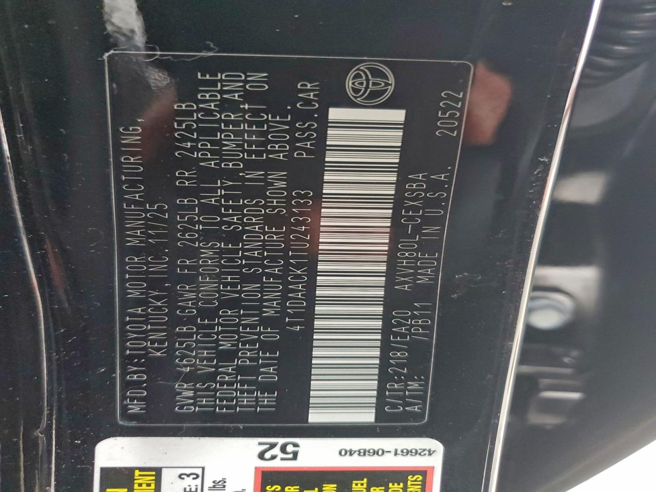 2026 TOYOTA CAMRY XSE photo 25
