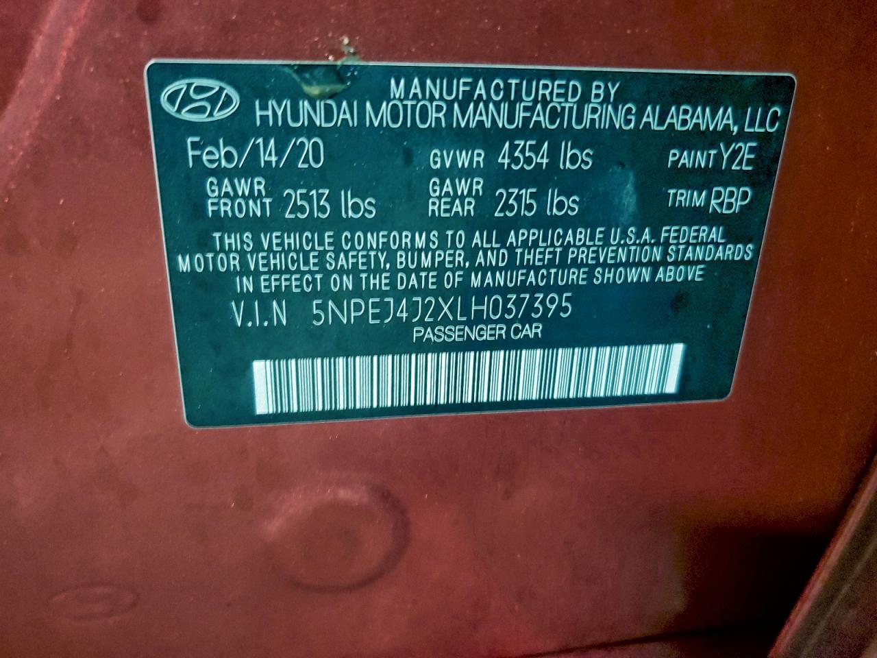 2020 HYUNDAI SONATA SEL PLUS photo 12