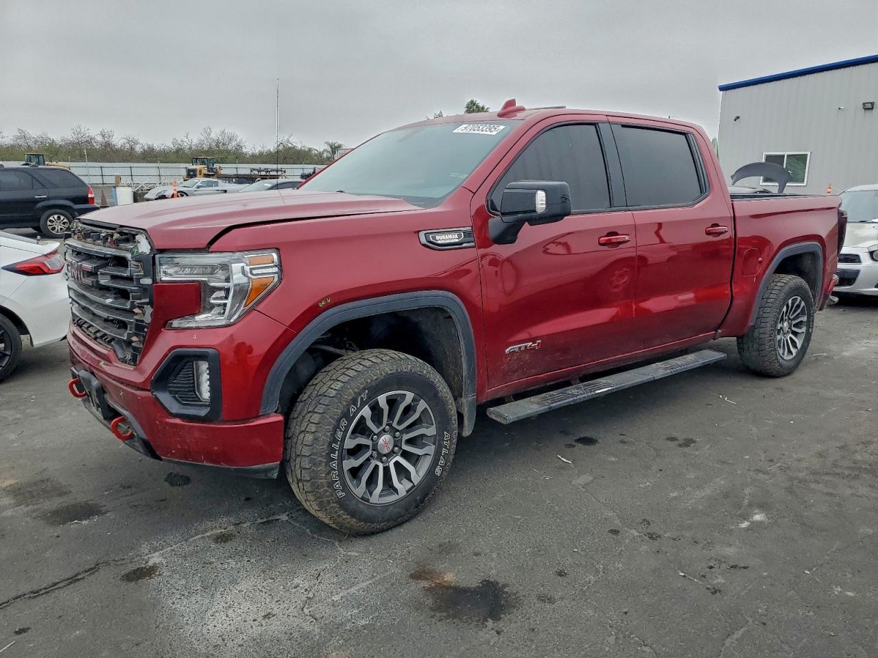 2021 GMC SIERRA K1500 AT4 — FRONT END damage — photo 1