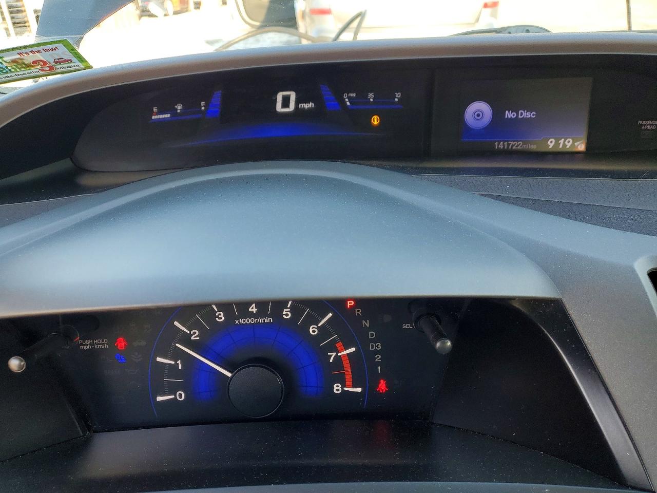 2012 HONDA CIVIC LX photo 9
