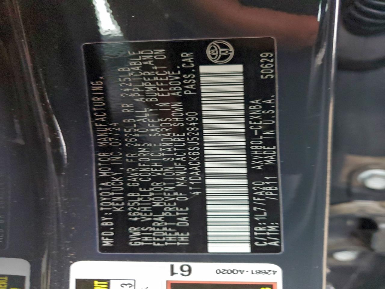 2025 TOYOTA CAMRY XSE photo 23