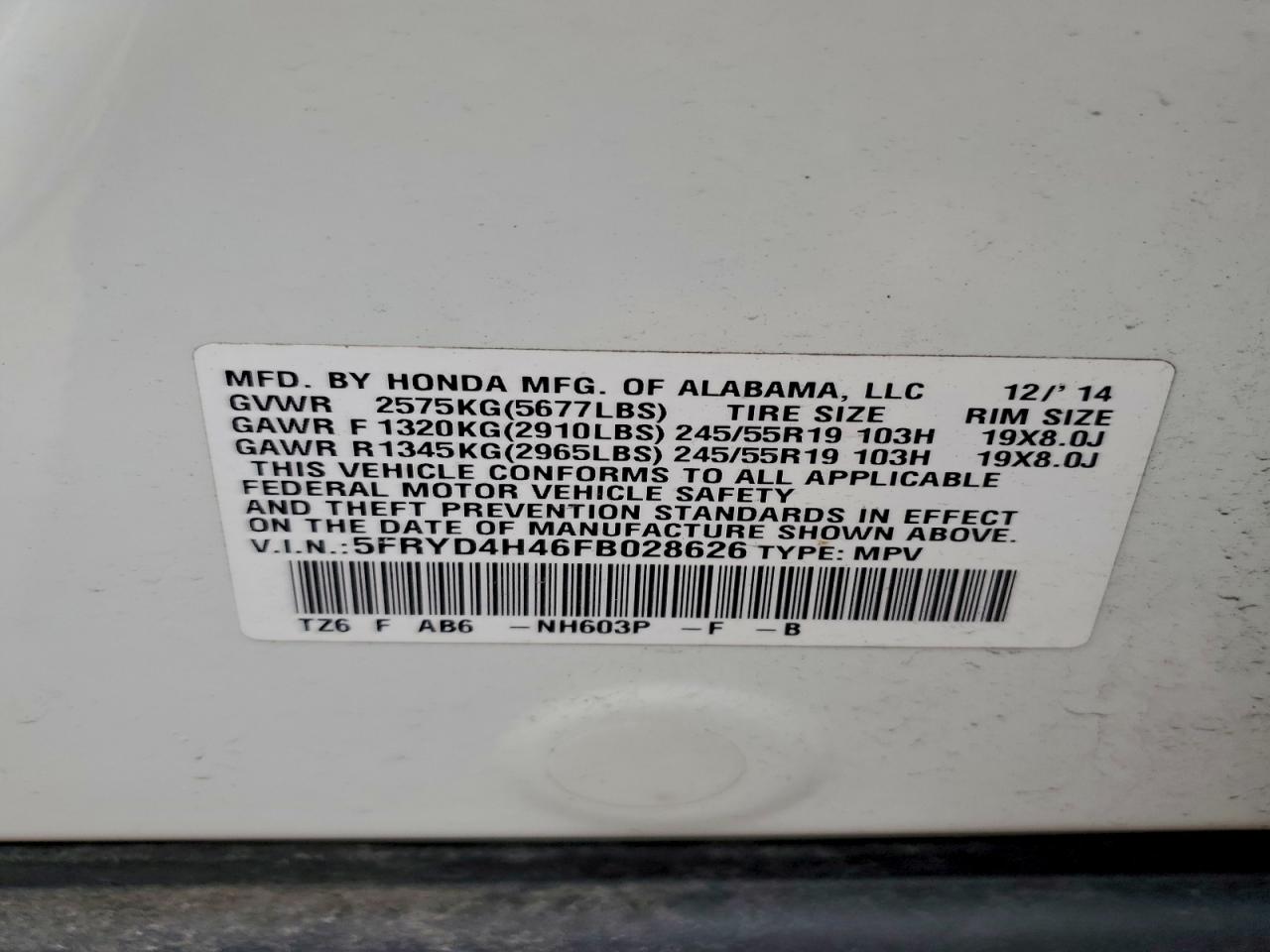 2015 ACURA MDX TECHNOLOGY photo 13