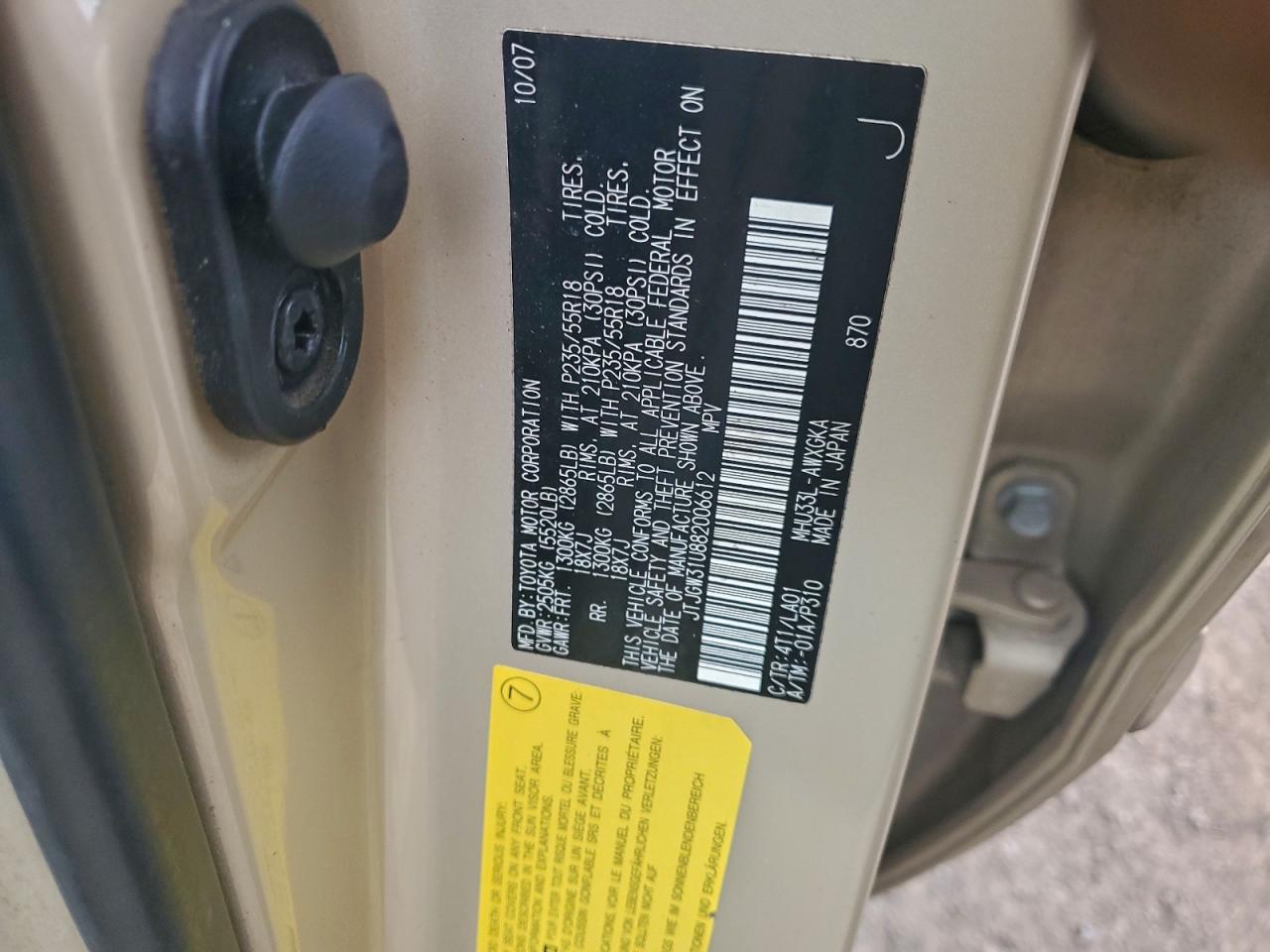 2008 LEXUS RX 400H photo 23