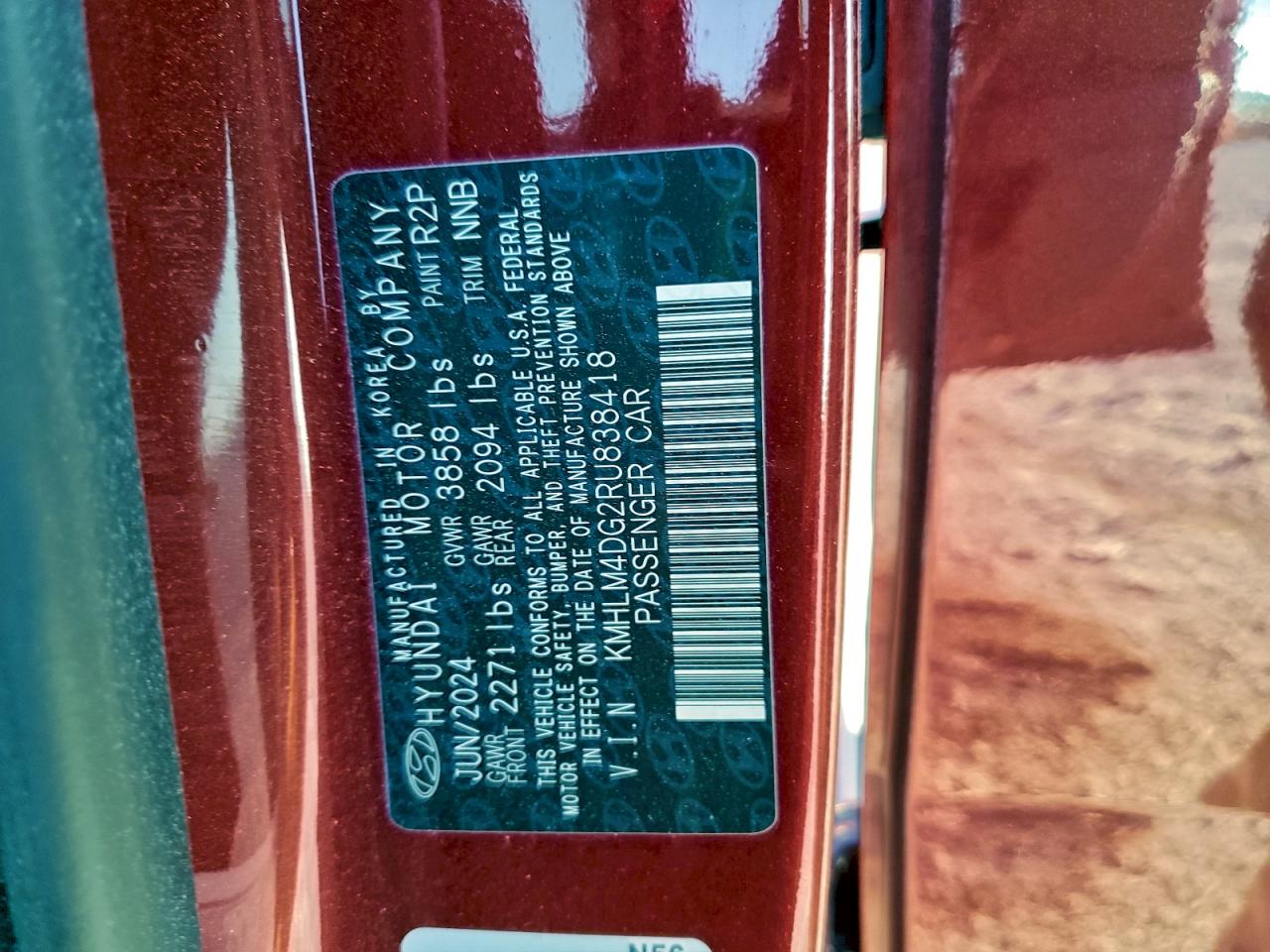2024 HYUNDAI ELANTRA SEL photo 13