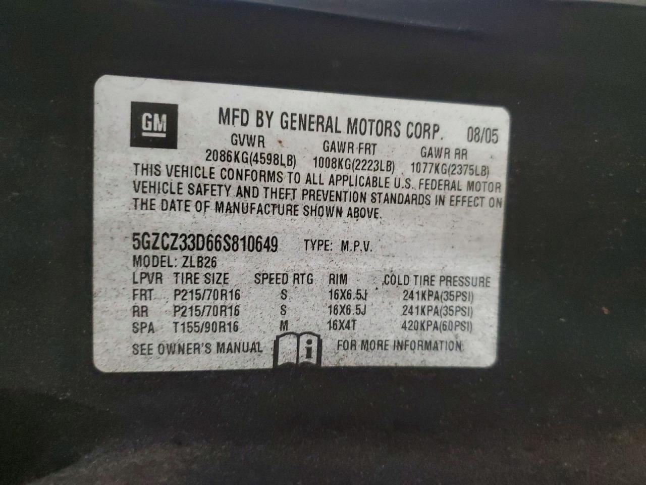 2006 SATURN VUE photo 37
